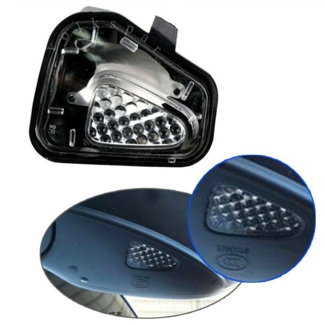 PASSAT CC SOL AYNA SİNYALİ ALT ÇEVRE AYDINLATMA LAMBA 2009-2012 MODEL ARASI UYUMLU