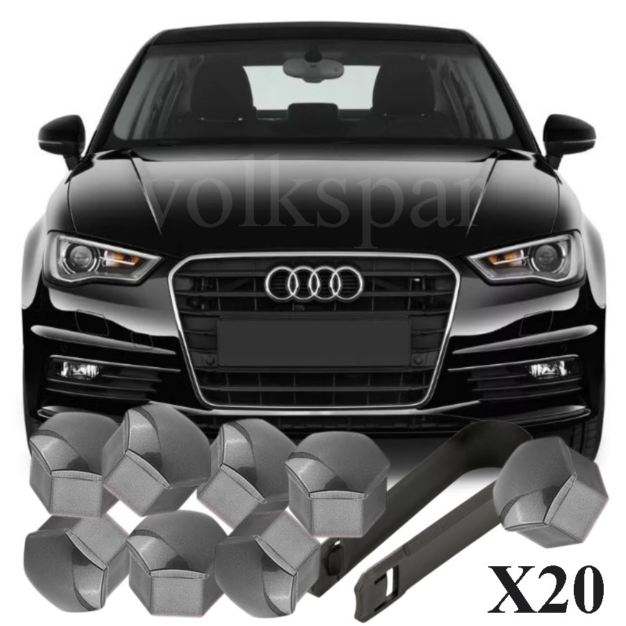 A3 SEDAN 2013-2016 MODEL ARASI UYUMLU PİYANO GRİ-321 ŞİFRESİZ 20 ADET BİJON KAPAĞI TAKIM