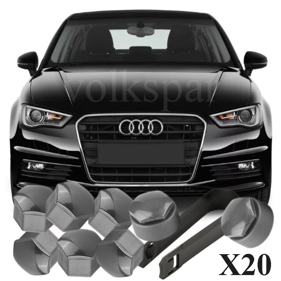 A3 SEDAN 2013-2016 MODEL ARASI UYUMLU PİYANO GRİ 16 ŞİFRESİZ+4 ŞİFRELİ-4F BİJON KAPAĞI TAKIM