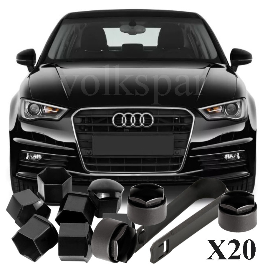 A3 SEDAN 2013-2016 MODEL ARASI UYUMLU 16 ŞİFRESİZ+4 ŞİFRELİ-4F BİJON KAPAĞI SET TAKIM PİYANO SİYAH