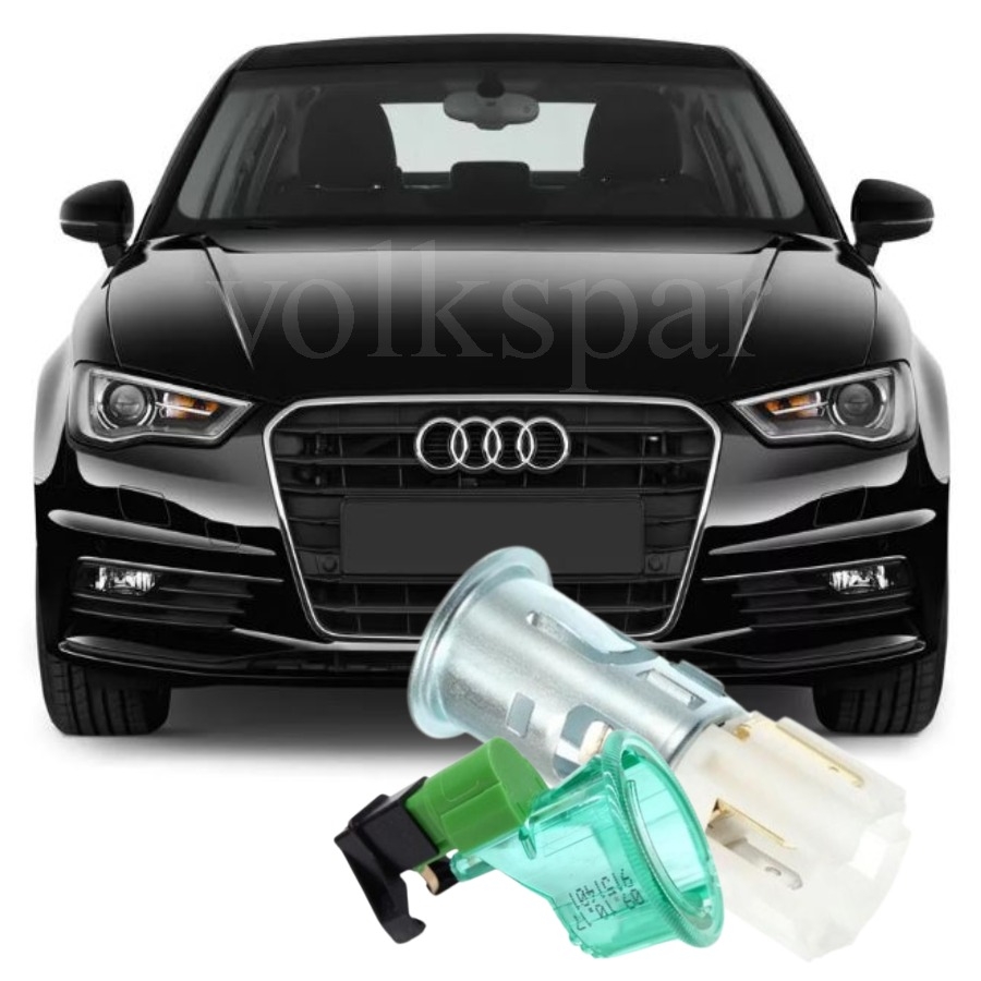 A3 SEDAN 2013-2016 MODEL ARASI UYUMLU YEŞİL IŞIKLI ÇAKMAK SOKETİ KOMPLE