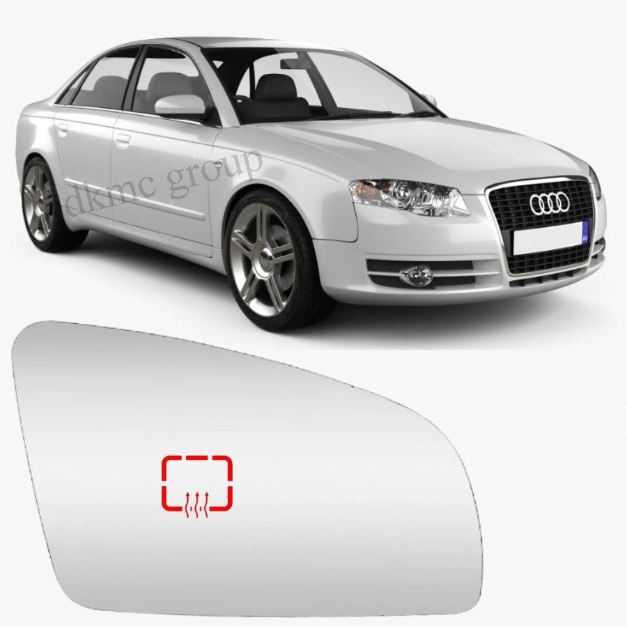 A4 B7 2005-2008 MODEL ARASI UYUMLU SAĞ YOLCU TARAFI DIŞ AYNA CAMI ELEKTRİKLİ ISITMALI