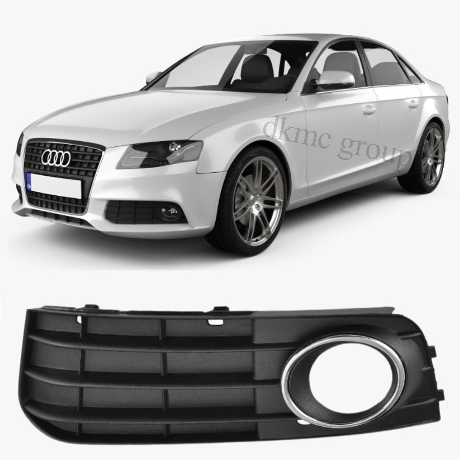 A4 B8 SEDAN 2009-2012 MODEL ARASI UYUMLU SOL SÜRÜCÜ TARAFI ÖN TAMPON SİS IZGARA ÇERÇEVE KAPAĞI