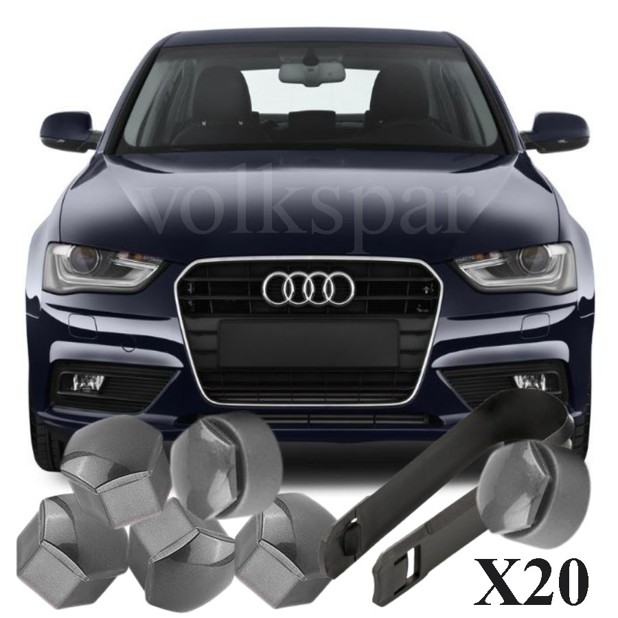 A4 B8,5 SEDAN 2013-2016 MODEL ARASI UYUMLU PİYANO GRİ 16 ŞİFRESİZ+4 ŞİFRELİ BİJON KAPAĞI TAKIM