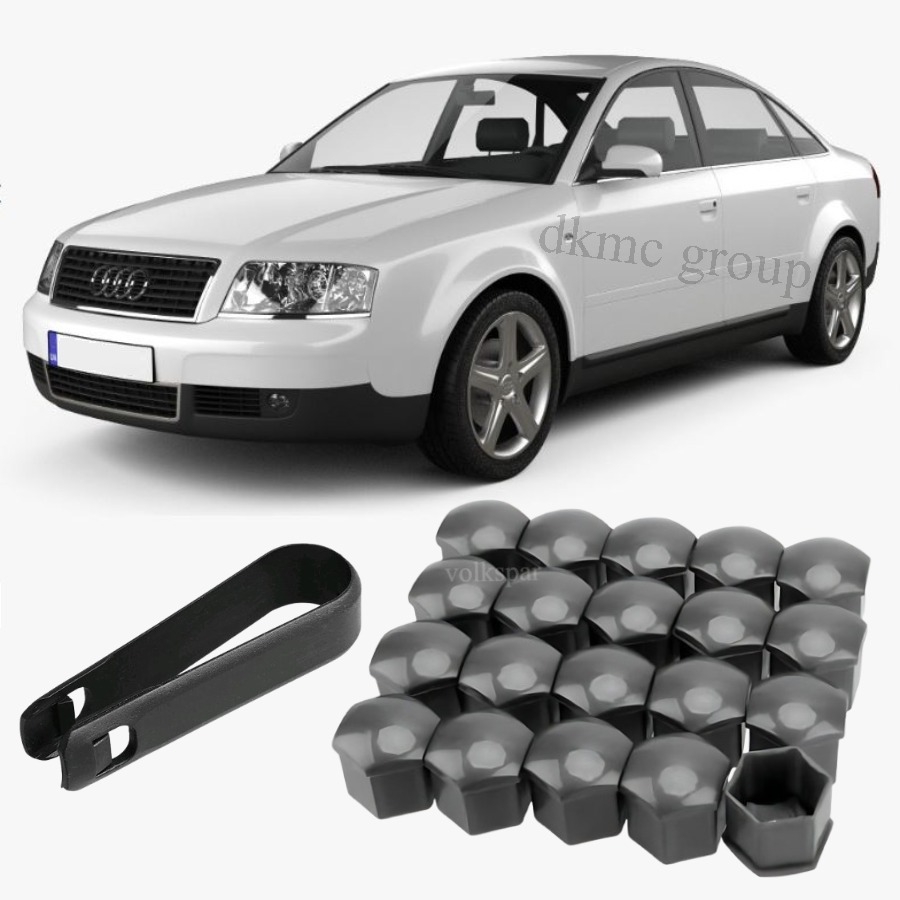 A6 C5 2001-2004 MODEL ARASI UYUMLU 20 ADET ŞİFRESİZ-321 PİYANO GRİ BİJON KAPAĞI TAKIM