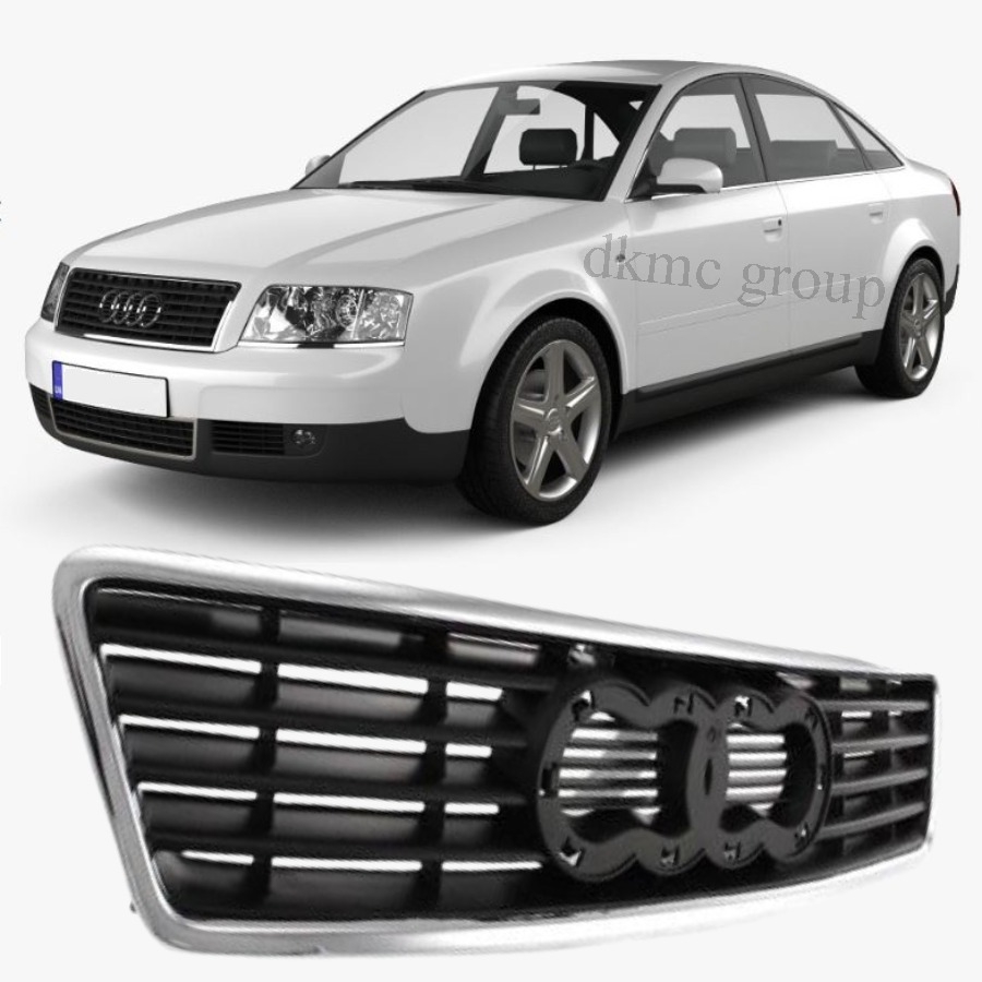 A6 C5 2001-2004 MODEL ARASI UYUMLU ÖN PANJUR RADYATÖR IZGARASI KOMPLE NİKELAJLI