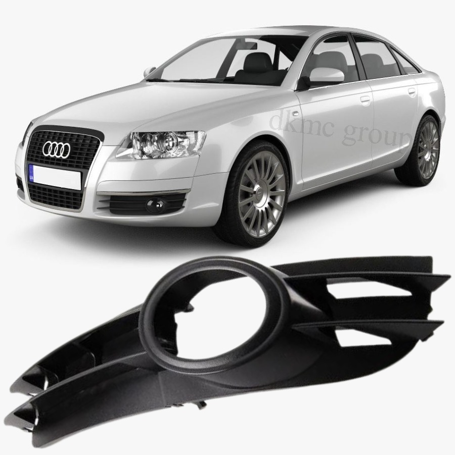 A6 C6 QUATTRO 2005-2008 MODEL ARASI UYUMLU SOL SÜRÜCÜ TARAFI ÖN TAMPON SİS IZGARA ÇERÇEVE KAPAĞI