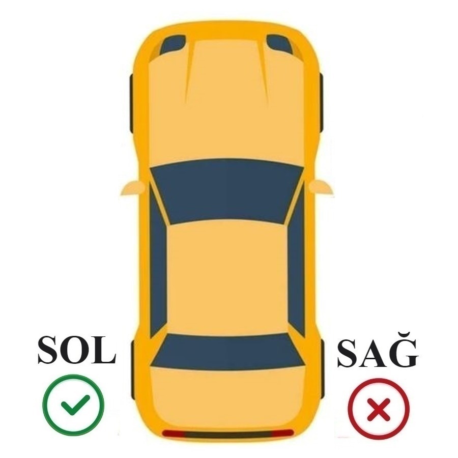 CADDY ARKA SOL STOP LAMBASI ÇİFT KAPI 2011-2014 MODEL ARASI UYUMLU