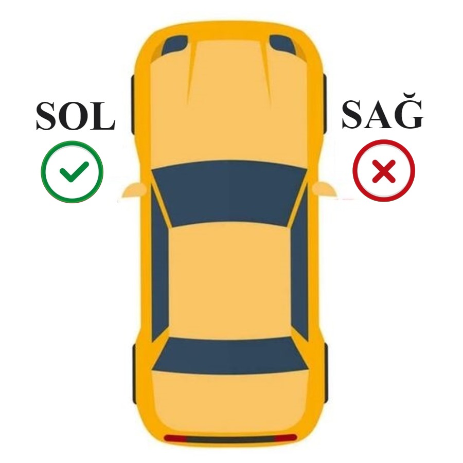 ARTEON 2017-2020 MODEL ARASI UYUMLU SOL SÜRÜCÜ TARAFI DIŞ AYNA KAPAĞI (ASTARLI)