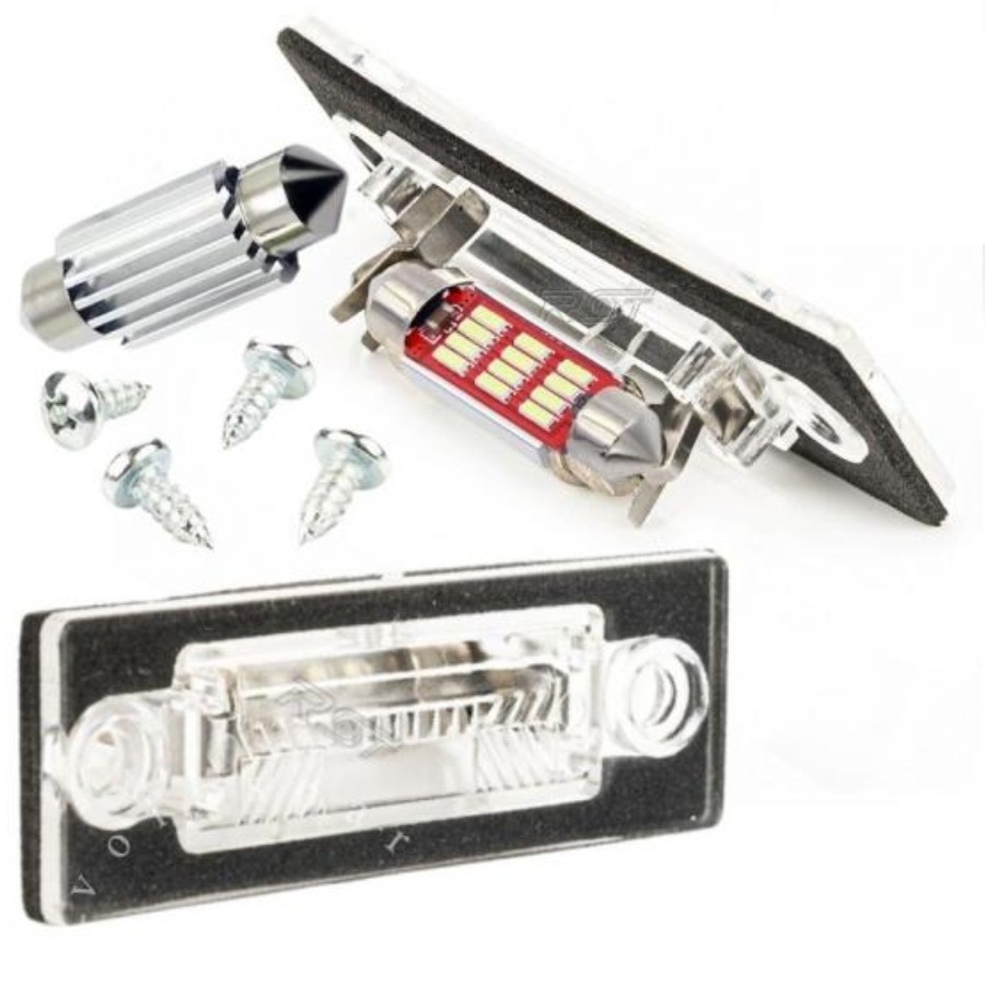 CADDY 2004-2010 MODEL ARASI UYUMLU PLAKA LAMBASI BEYAZ IŞIK (SOĞUTMALI) LED AMPULLÜ TAKIM