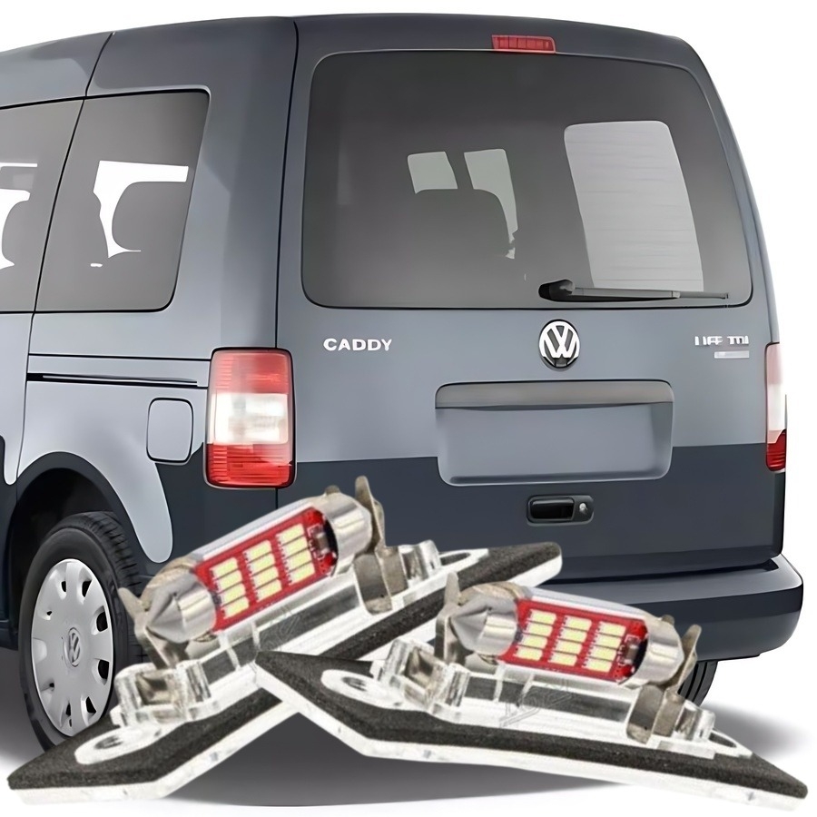 CADDY 2004-2010 MODEL ARASI UYUMLU PLAKA LAMBASI BEYAZ IŞIK (SOĞUTMALI) LED AMPULLÜ TAKIM