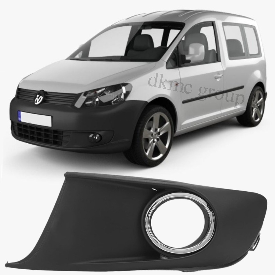 CADDY 2011-2014 MODEL ARASI UYUMLU SOL SÜRÜCÜ TARAFI ÖN TAMPON SİS IZGARA ÇERÇEVE KAPAĞI KROMLU