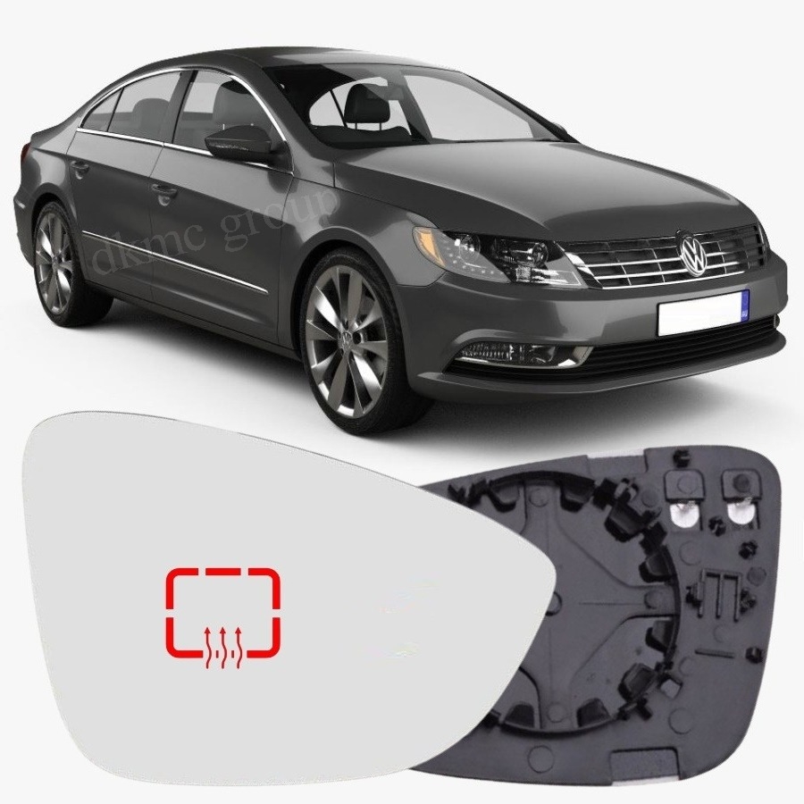 PASSAT CC 2013-2016 MODEL ARASI UYUMLU SAĞ YOLCU TARAFI DIŞ AYNA CAMI ELEKTRİKLİ ISITMALI