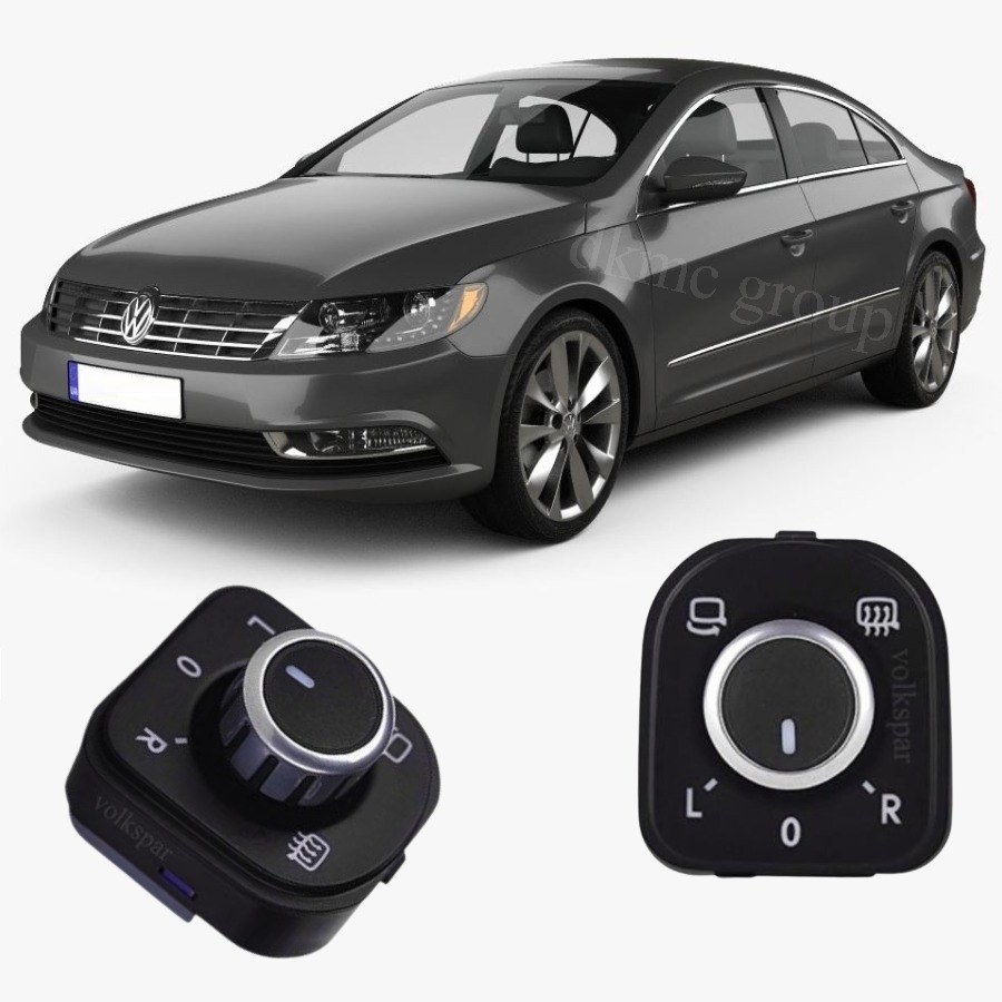 PASSAT CC 2013-2016 MODEL ARASI UYUMLU KATLANIR KROMLU AYNA KUMANDA AYAR DÜĞMESİ
