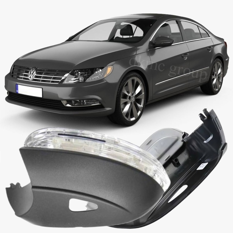 PASSAT CC 2013-2016 MODEL ARASI UYUMLU SOL SÜRÜCÜ TARAFI DIŞ AYNA SİNYALİ AYDINLATMA DELİKLİ
