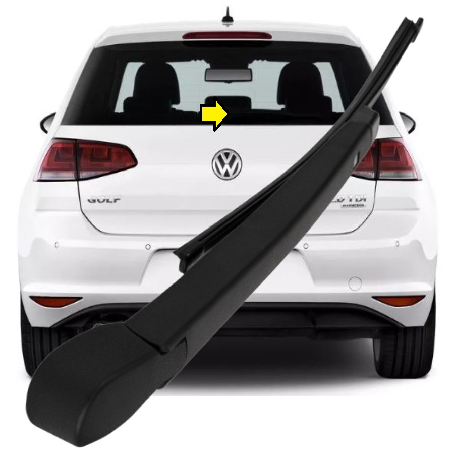 GOLF 7 2013-2016 MODEL ARASI UYUMLU ARKA CAM SİLECEĞİ SİLECEK KOLU KOMPLE