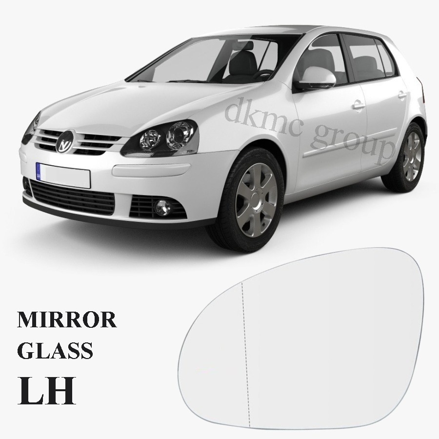 GOLF 5 2004-2008 MODEL ARASI UYUMLU SOL SÜRÜCÜ TARAFI DIŞ AYNA CAMI ELEKTRİKLİ ISITMALI