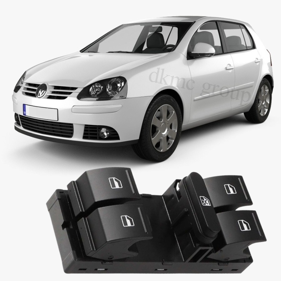 GOLF 5 2004-2008 MODEL ARASI UYUMLU ÖN SOL SÜRÜCÜ DÖRTLÜ CAM DÜĞMESİ