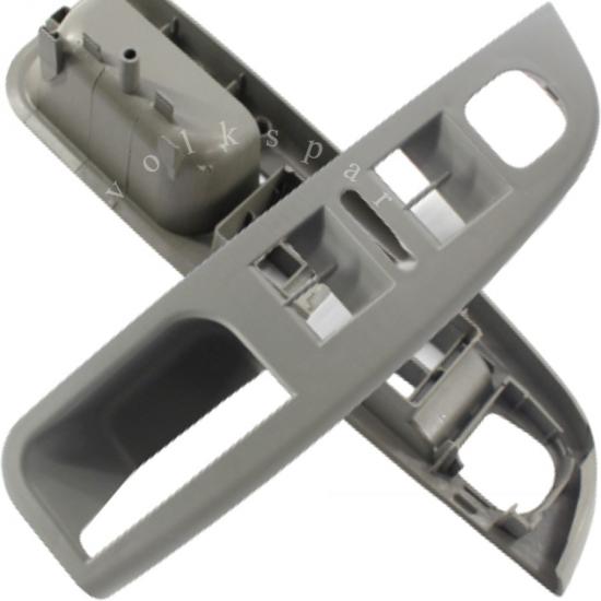 GOLF 5 2004-2008 MODEL ARASI UYUMLU ÖN SOL KAPI KOLU TUTAMAĞI CAM DÜĞME YUVASI GRİ