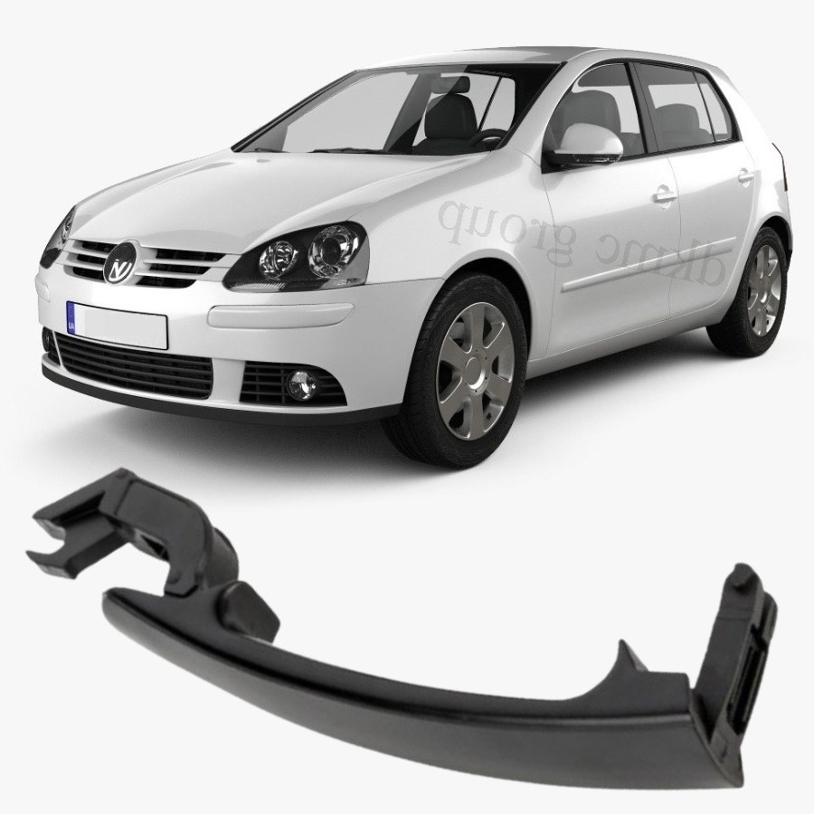 GOLF 5 2004-2008 MODEL ARASI UYUMLU ARKA SOL SÜRÜCÜ TARAFI DIŞ KAPI KOLU BOYASIZ SİYAH