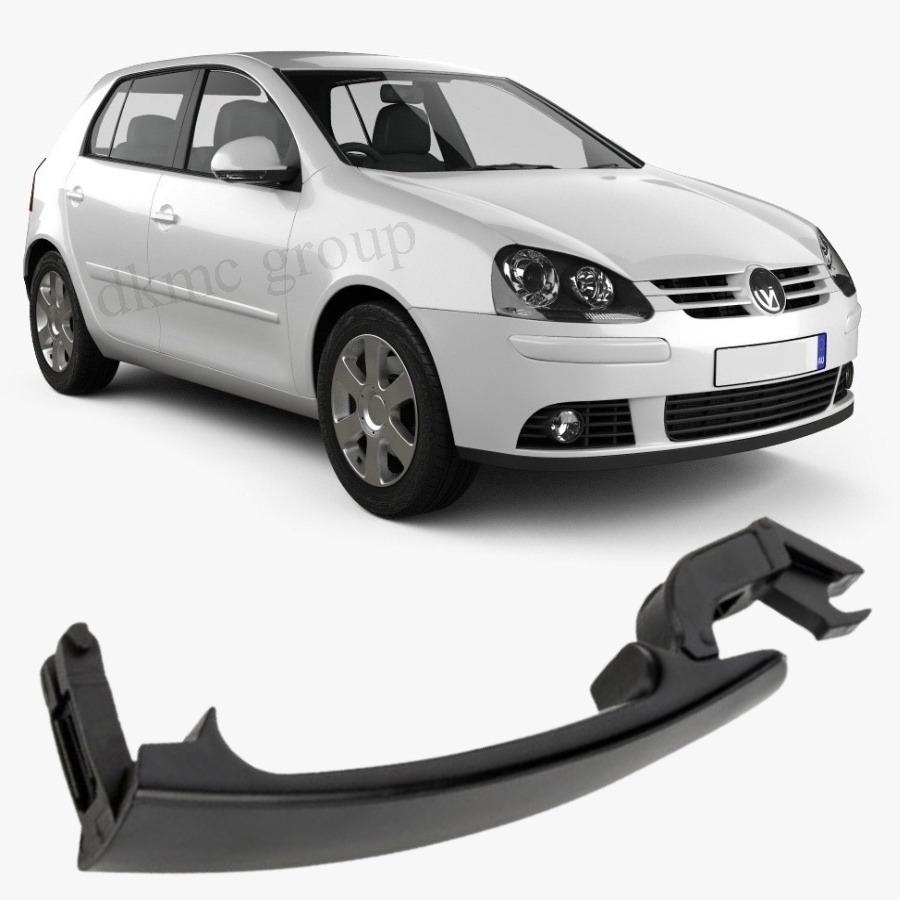 GOLF 5 2004-2008 MODEL ARASI UYUMLU ARKA SAĞ YOLCU TARAFI DIŞ KAPI KOLU BOYASIZ SİYAH