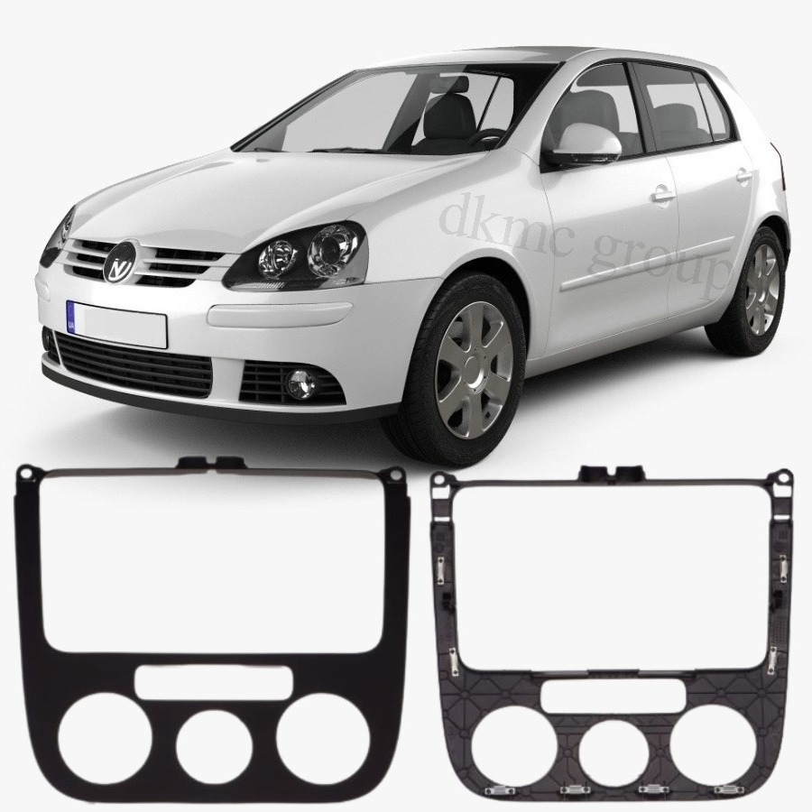 GOLF 5 2004-2008 MODEL ARASI UYUMLU MANUAL KLİMALI ARAÇLAR İÇİN RADYO TEYP DIŞ ÇERÇEVE