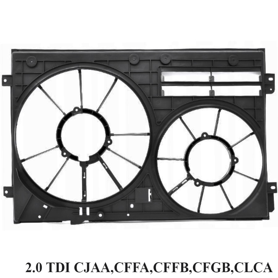 GOLF 6 2008-2012 MODEL ARASI UYUMLU (2.0 TDI CJAA-CFFA-CFFB-CFGB-CLCA) FAN DAVLUMBAZI