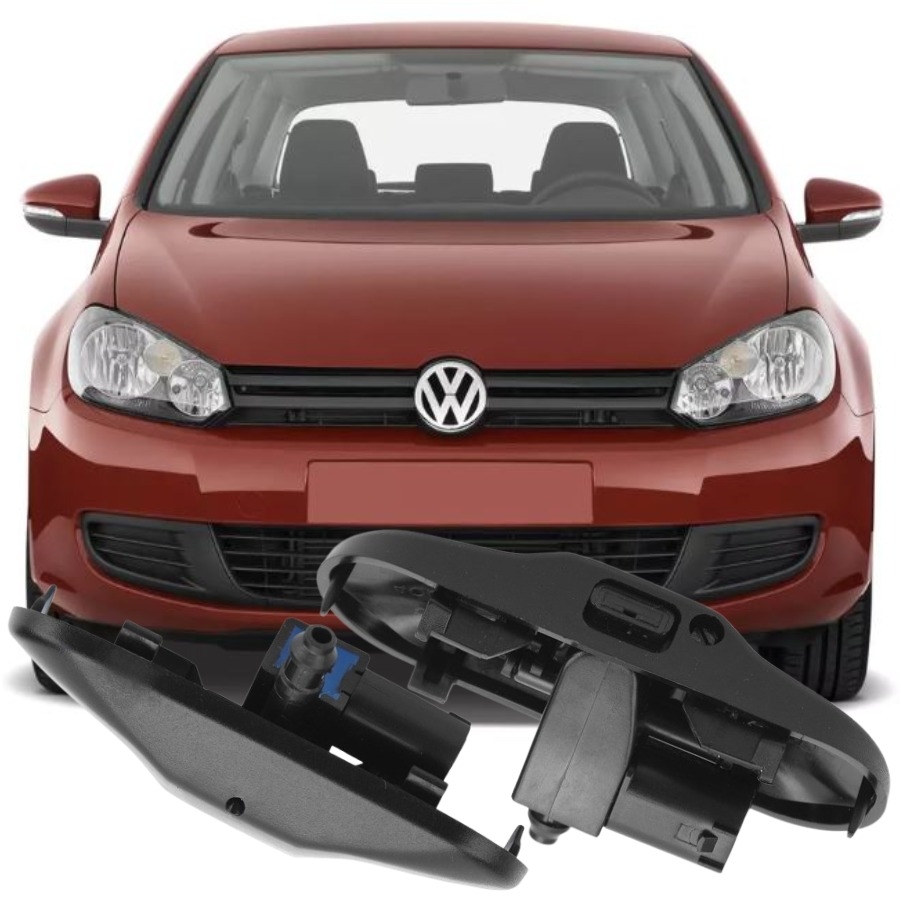 GOLF 6 2008-2012 MODEL ARASI UYUMLU (ISITMALI) ÖN CAM SİLECEK SU PÜSKÜRTME JETİ TAKIM