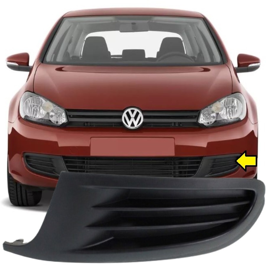 GOLF 6 2008-2012 MODEL ARASI UYUMLU SOL SÜRÜCÜ TARAFI ÖN TAMPON SİS IZGARASI KAPAĞI