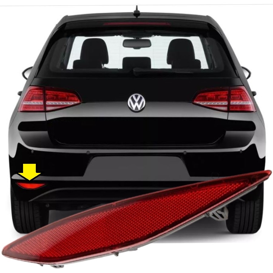 GOLF 7 2013-2016 MODEL ARASI UYUMLU SOL SÜRÜCÜ TARAFI ARKA TAMPON REFLEKTÖRÜ