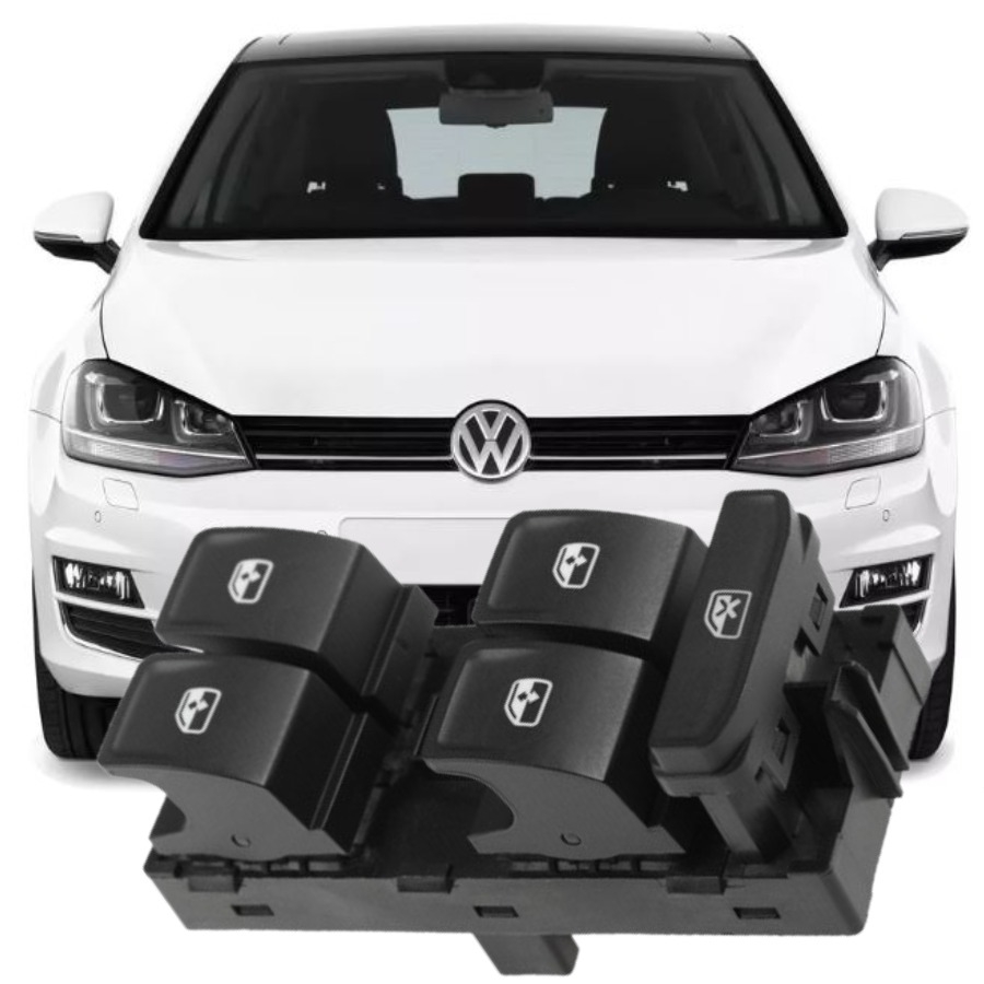 GOLF 7 2013-2016 MODEL ARASI UYUMLU ÖN SOL SÜRÜCÜ DÖRTLÜ CAM DÜĞMESİ