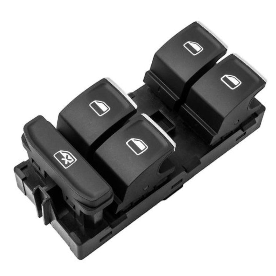 GOLF 7 2013-2016 MODEL ARASI UYUMLU ÖN SOL SÜRÜCÜ DÖRTLÜ KROMLU CAM DÜĞMESİ