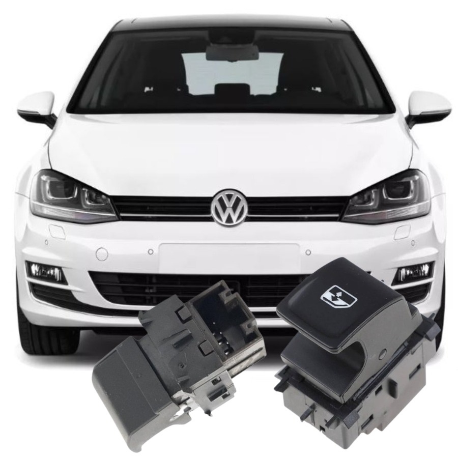 GOLF 7 2013-2016 MODEL ARASI UYUMLU ARKA SOL SÜRÜCÜ TARAFI TEKLİ CAM AÇMA DÜĞMESİ