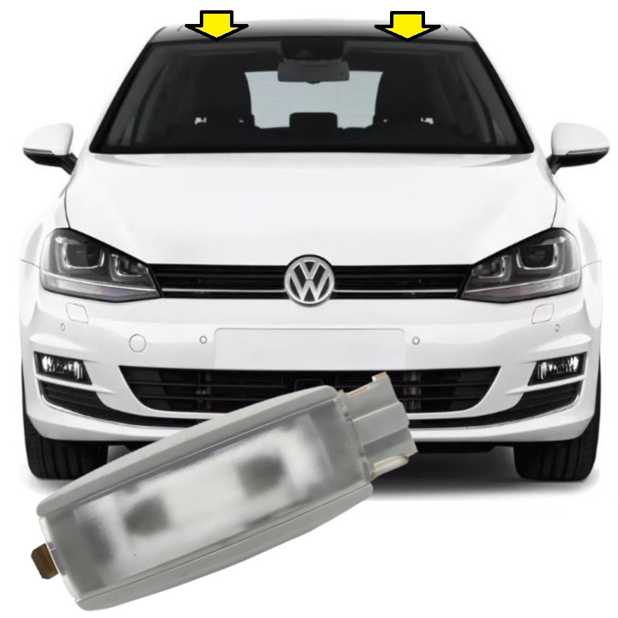 GOLF 7 2013-2016 MODEL ARASI UYUMLU GRİ RENK GÜNEŞLİK MAKYAJ LAMBASI