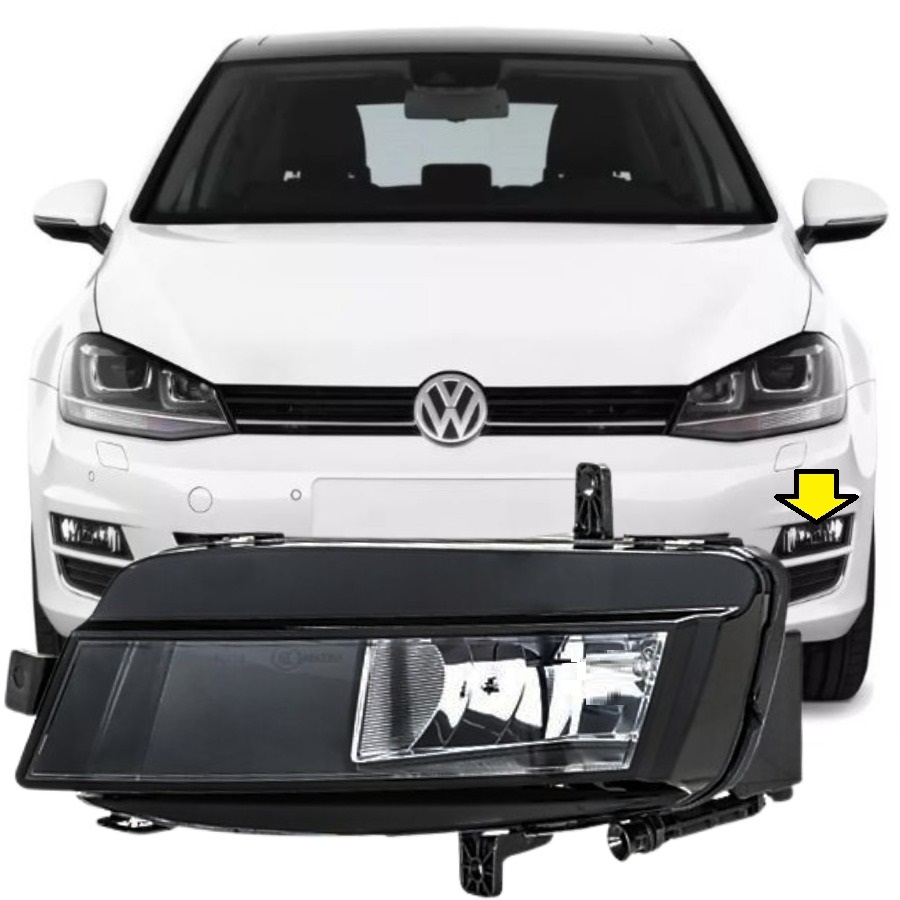 GOLF 7 2013-2016 MODEL ARASI UYUMLU SOL SÜRÜCÜ TARAFI SİS FARI LAMBASI