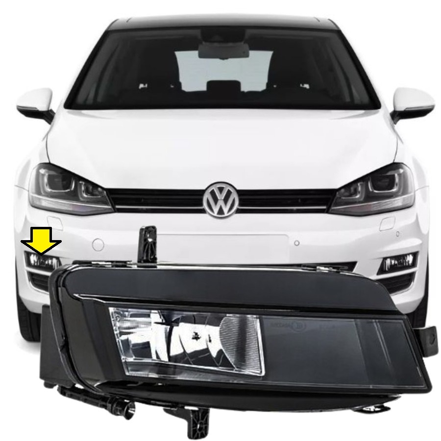 GOLF 7 2013-2016 MODEL ARASI UYUMLU SAĞ YOLCU TARAFI SİS FARI LAMBASI