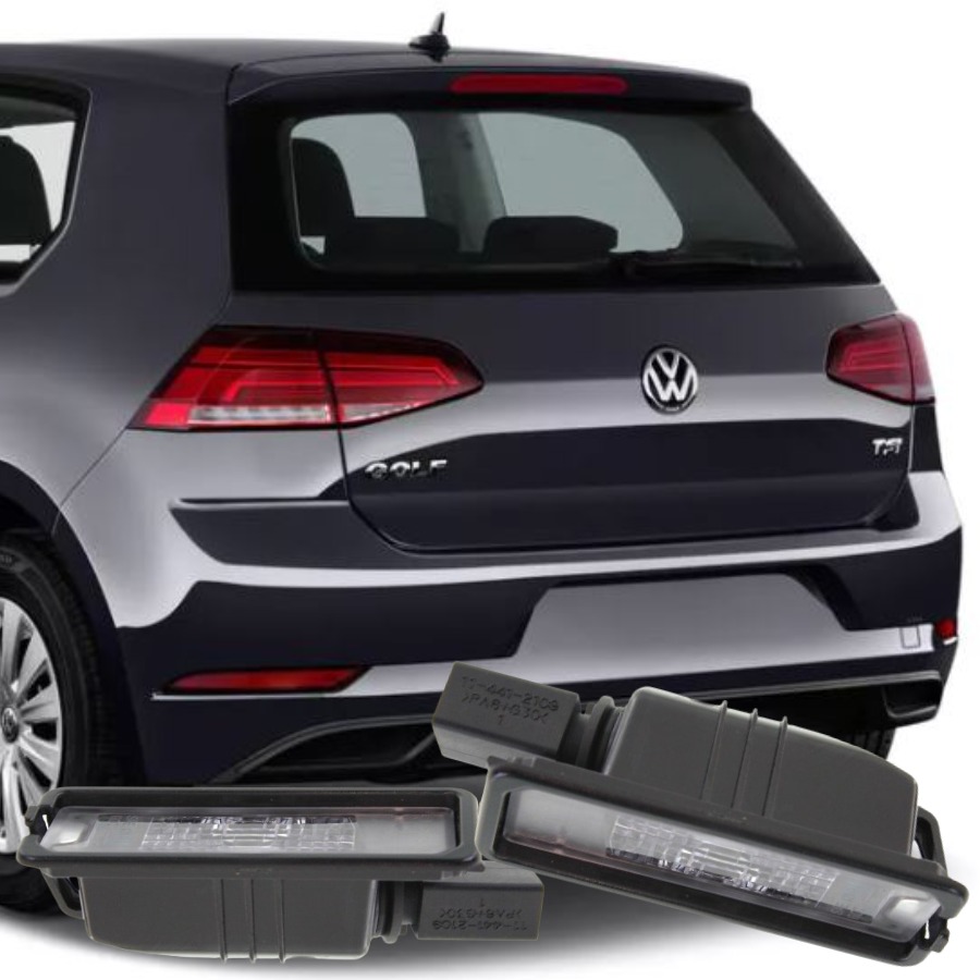 GOLF 7,5 2017-2020 MODEL ARASI UYUMLU HALOJEN SARI IŞIK PLAKA LAMBASI TAKIM