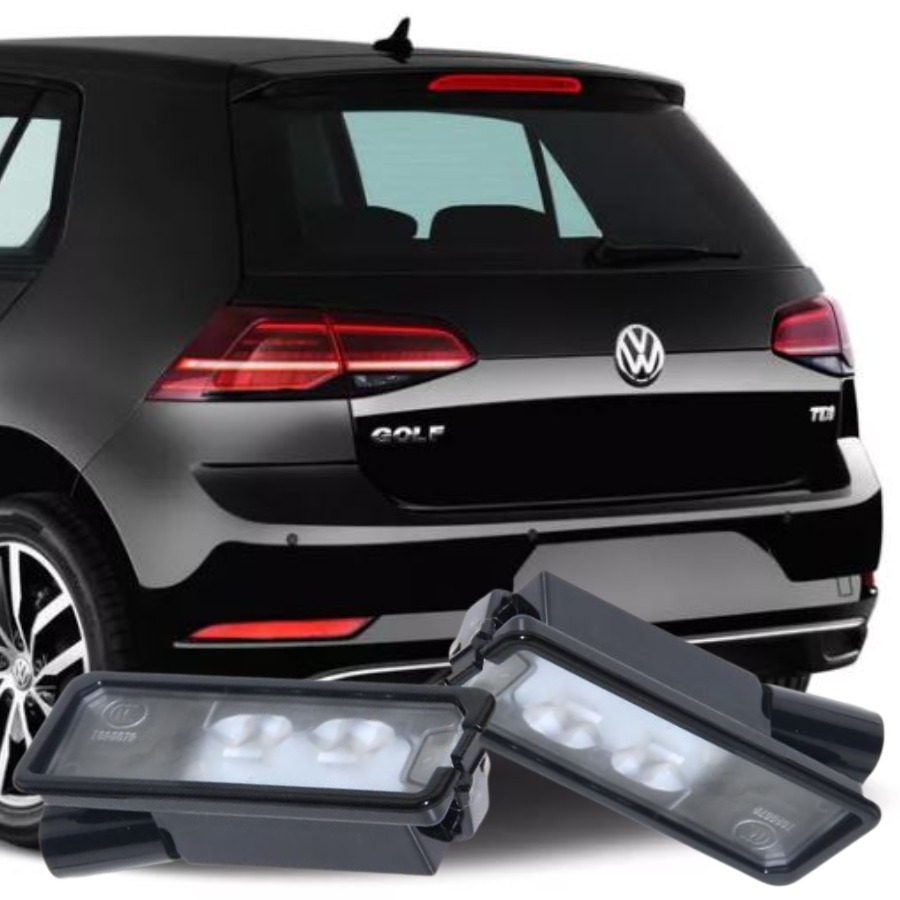 GOLF 7,5 2017-2020 MODEL ARASI UYUMLU OEM LED BEYAZ IŞIK PLAKA LAMBASI TAKIM