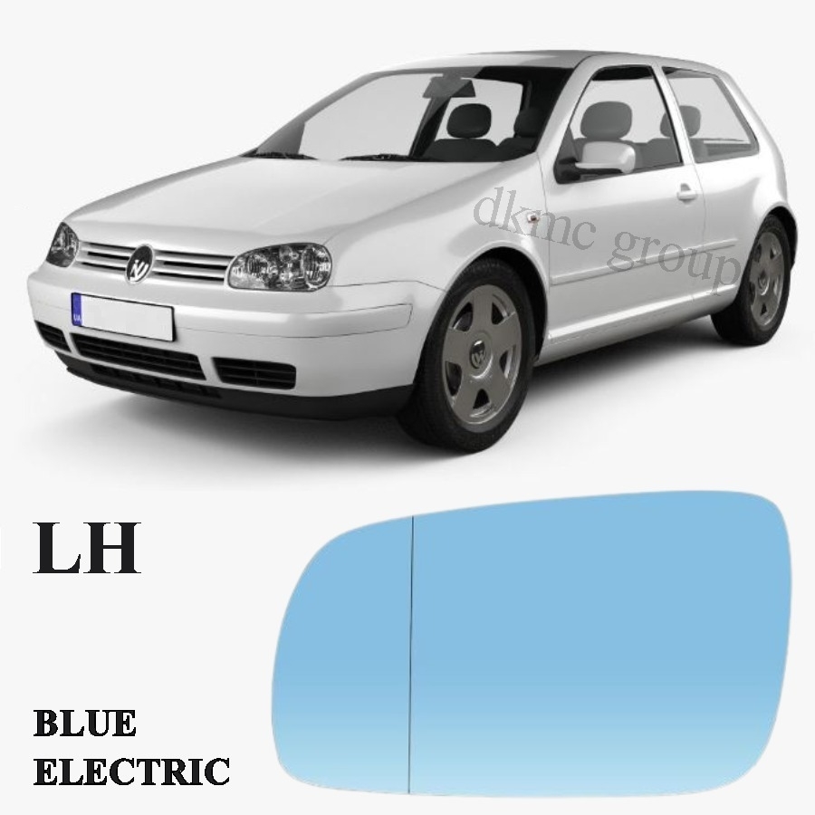GOLF 4 1998-2004 MODEL ARASI UYUMLU SOL SÜRÜCÜ TARAFI ELEKTRİKLİ DIŞ AYNA CAMI MAVİ ISITMALI