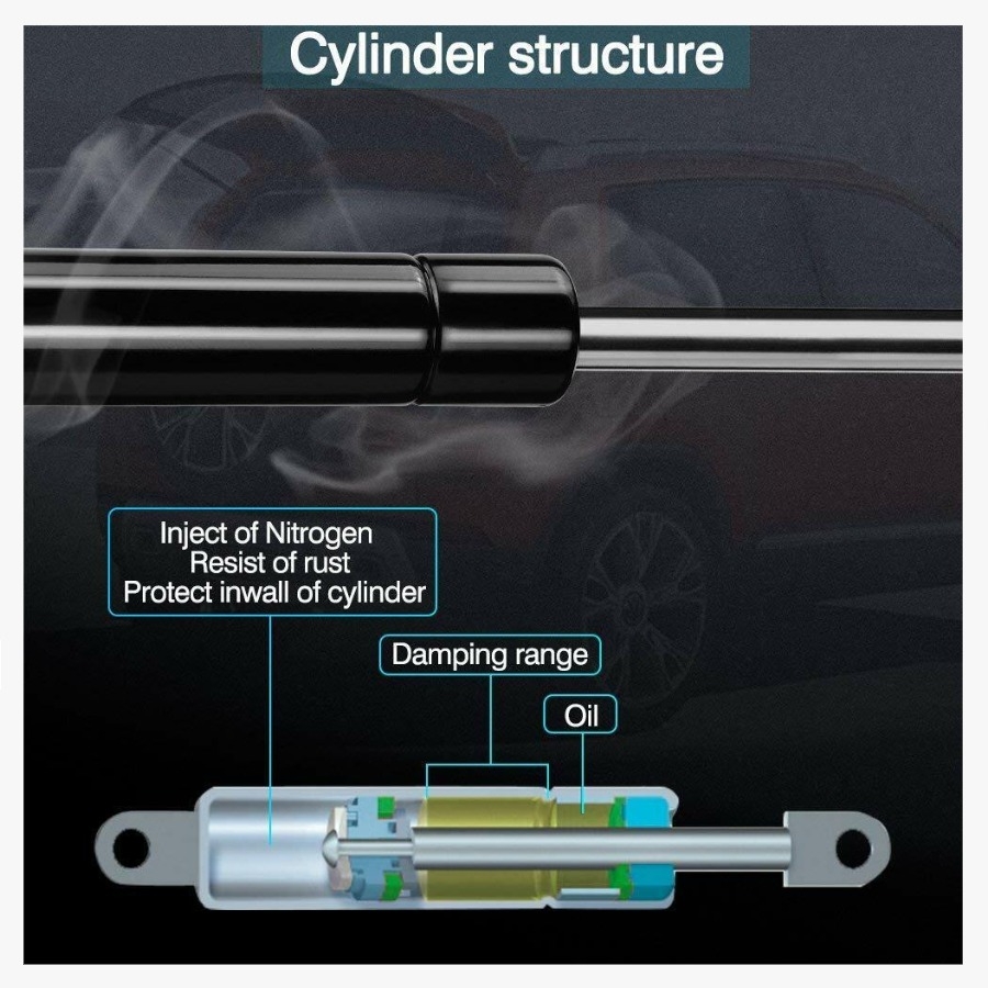 GOLF 4 1998-2004 MODEL ARASI UYUMLU 350N MOTOR KAPUTU AMORTİSÖRÜ PİSTONU