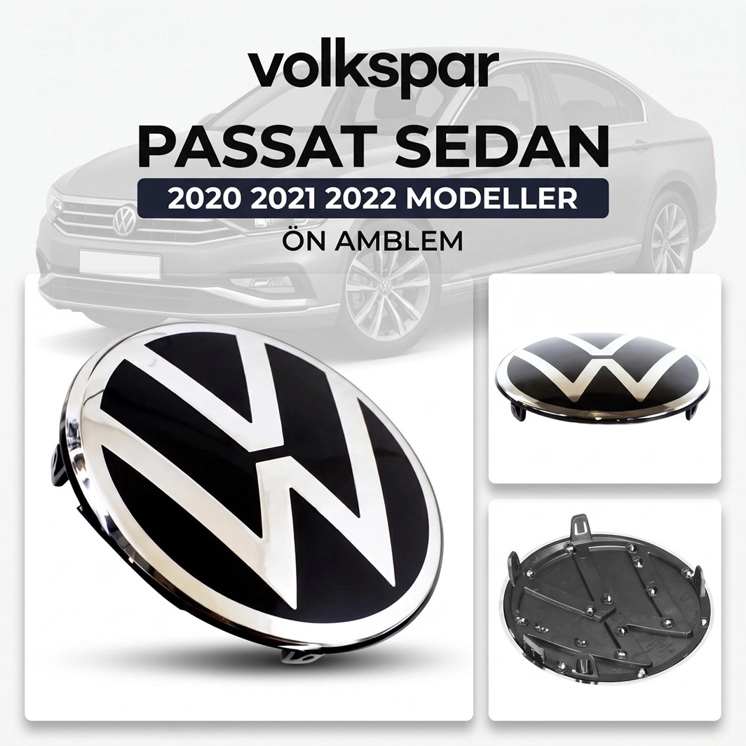 PASSAT B8,5 ÖN PANJUR IZGARA AMBLEMİ LOGOSU 2020 2021 2022 MODELLER