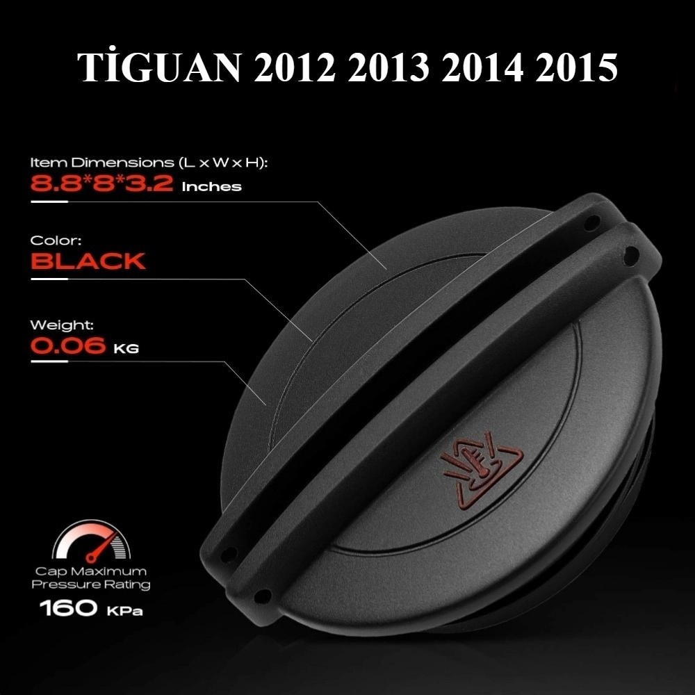 TİGUAN RADYATÖR ANTİFRİZ YEDEK SU DEPOSU KAPAĞI 2012 2013 2014 2015 MODELLER İÇİN