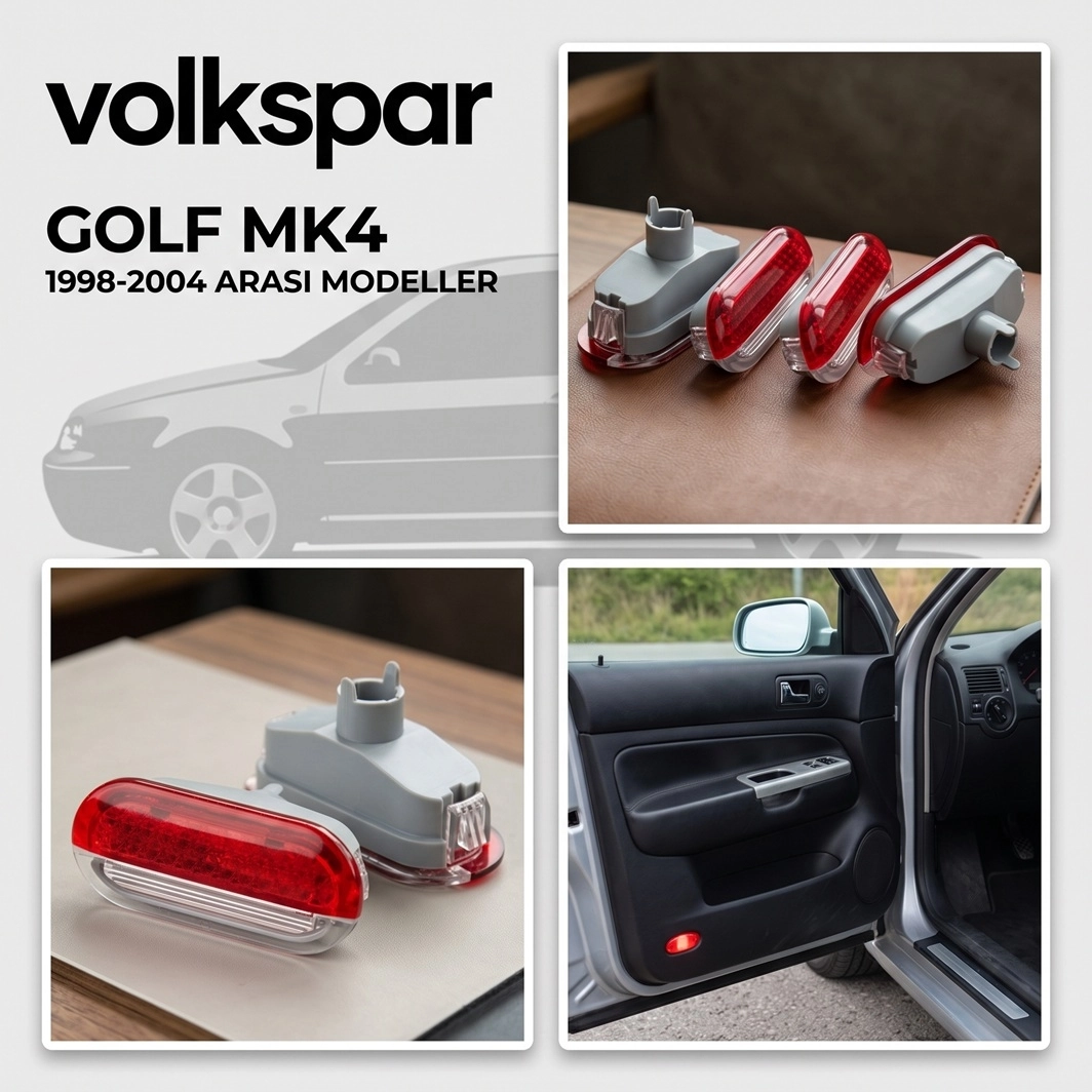 GOLF 4 KAPI ALT LAMBA IŞIĞI REFLEKTÖRÜ SET 1998-2004 ARASI MODELLER İÇİN