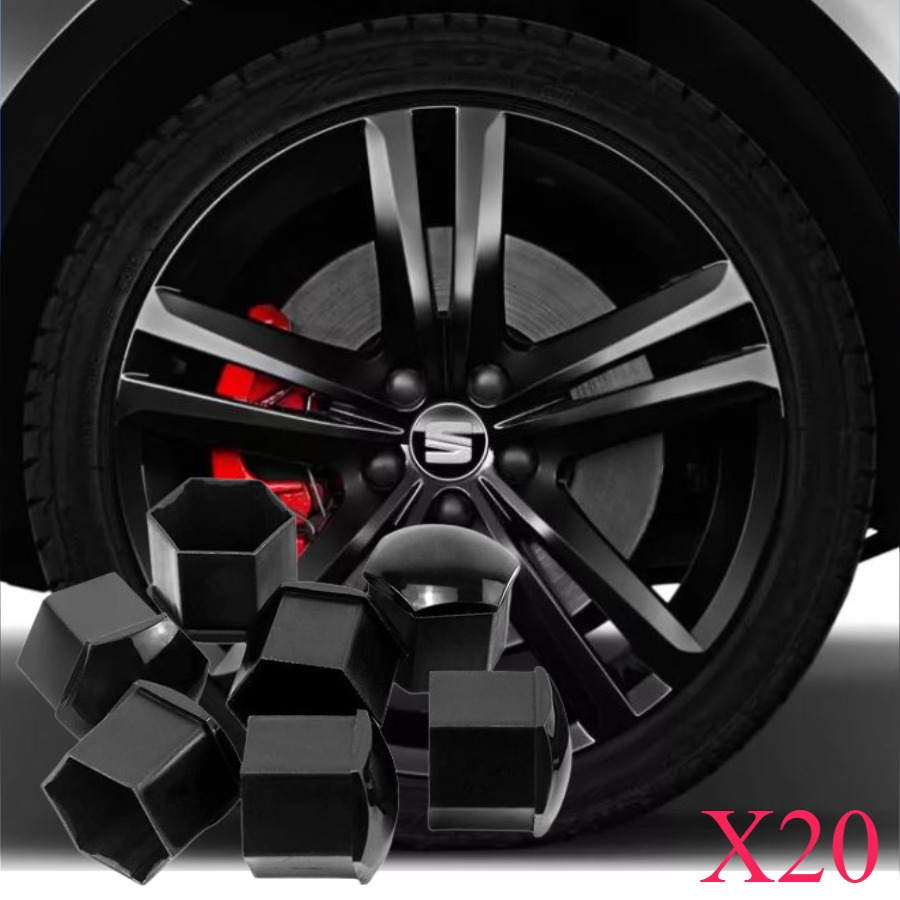 İBİZA CUPRA 2013-2016 MODEL ARASI UYUMLU (20 ADET ŞİFRESİZ-321) PİYANO SİYAH BİJON KAPAĞI TAKIM