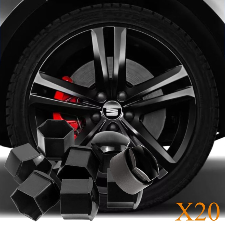 İBİZA CUPRA BİJON KAPAĞI TAKIM PİYANO SİYAH (16 ŞİFRESİZ+4 ŞİFRELİ-4F) 2013-2016 MODEL ARASI UYUMLU