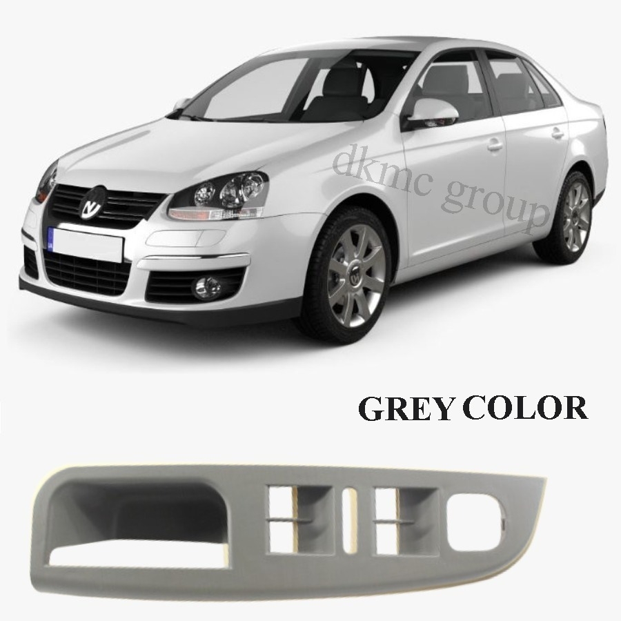 JETTA 2006-2011 MODEL ARASI UYUMLU ÖN SOL KAPI KOLU TUTAMAĞI CAM DÜĞME YUVASI GRİ