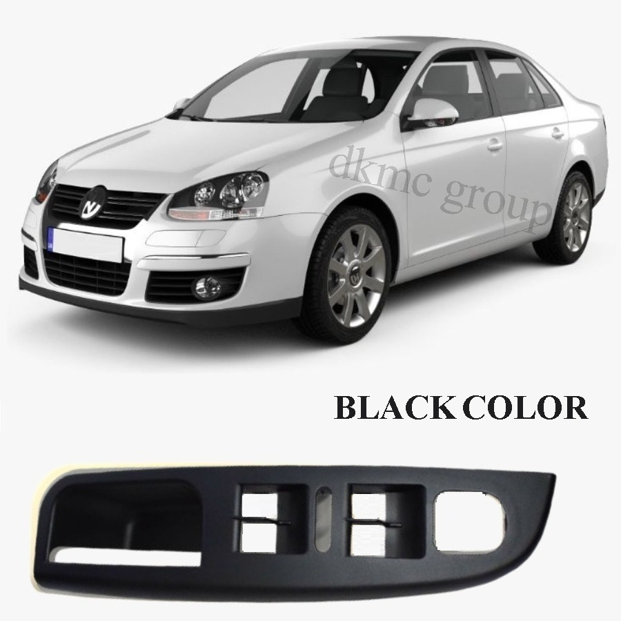 JETTA 2006-2011 MODEL ARASI UYUMLU ÖN SOL KAPI KOLU TUTAMAĞI CAM DÜĞME YUVASI SİYAH