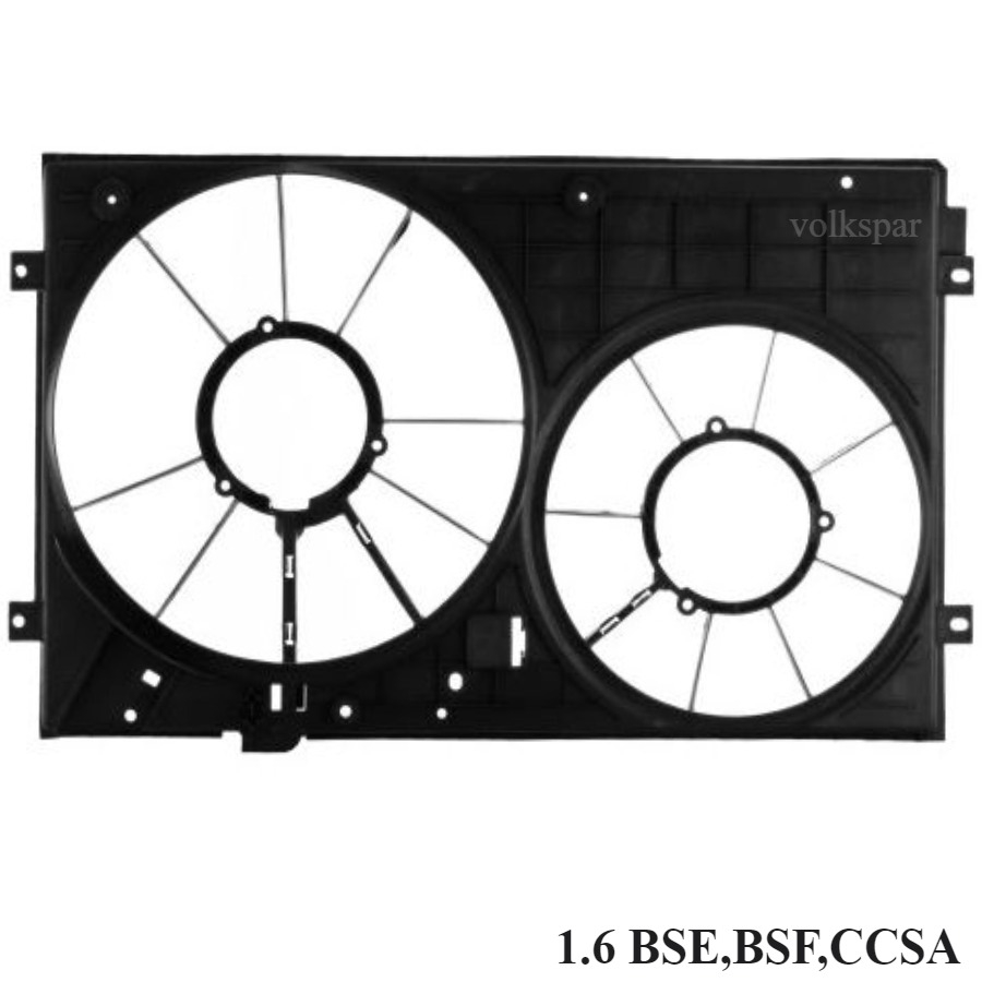 JETTA 2006-2011 MODEL ARASI UYUMLU 1.6 BSE-BSF-CCSA MOTOR İÇİN FAN DAVLUMBAZI