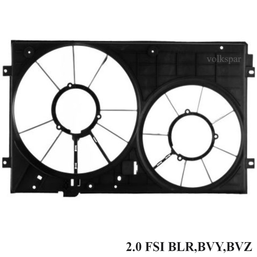 JETTA 2006-2011 MODEL ARASI UYUMLU 2.0 FSI BLR-BVY-BVZ MOTOR FAN DAVLUMBAZI