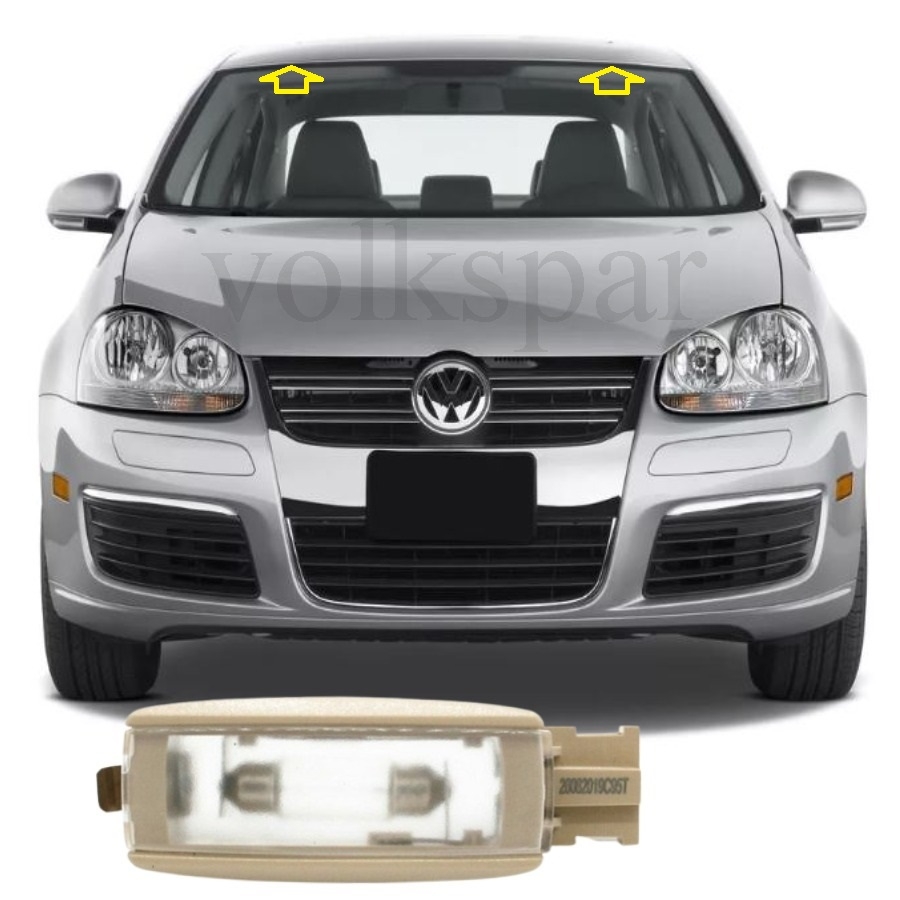 JETTA 2006-2011 MODEL ARASI UYUMLU BEJ RENK GÜNEŞLİK MAKYAJ LAMBASI